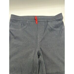 Spanx Jean-ish Ankle Leggings Pant‎ 4-Pocket Black Size Large Petite #20018Q